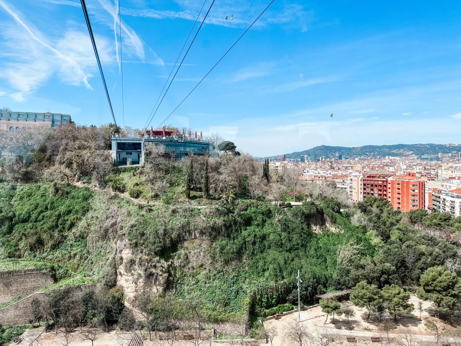 kabelbaan naar de montjuic barcelona