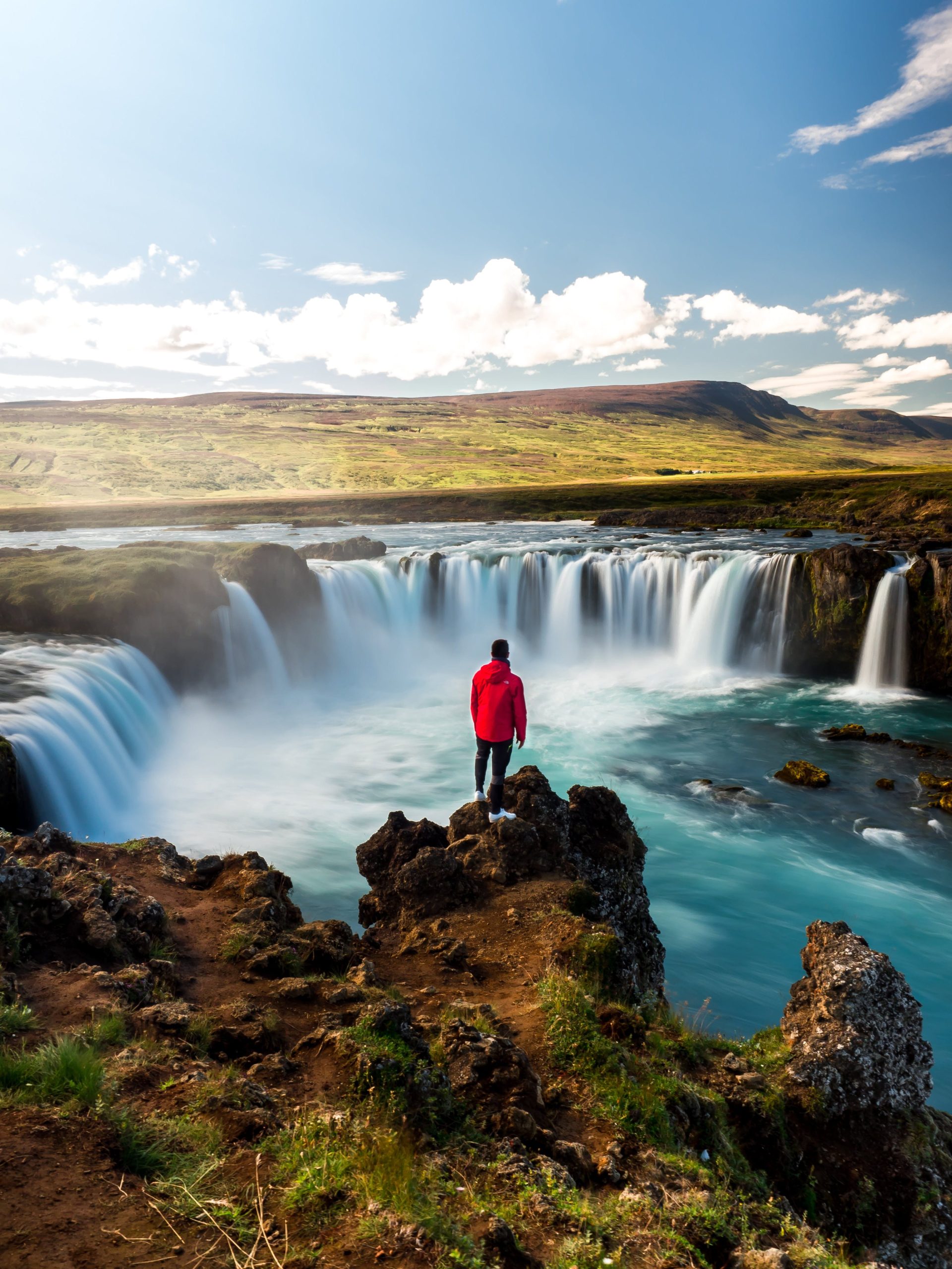 Goðafoss mooiste watervallen in ijsland