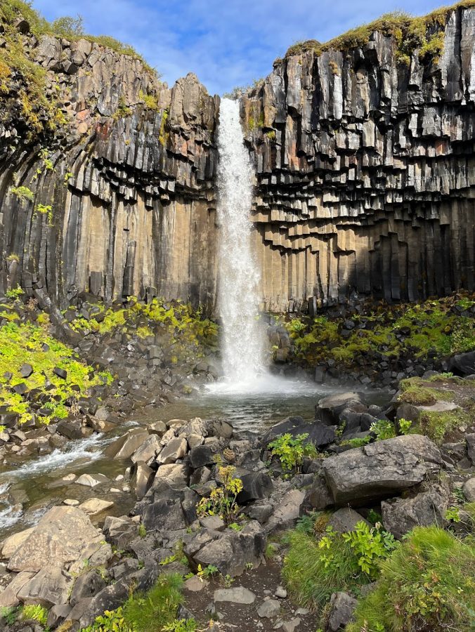 Svartifoss mooiste watervallen op ijsland