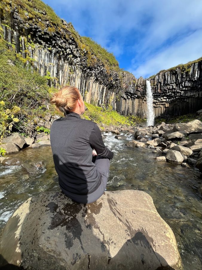 Svartifoss mooiste watervallen op ijsland