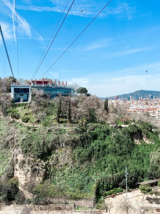 kabelbaan naar de montjuic barcelona