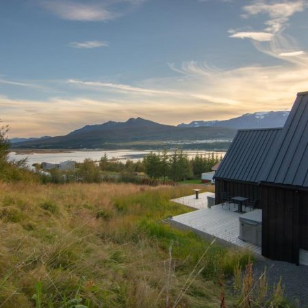 Huisje in natuur IJsland