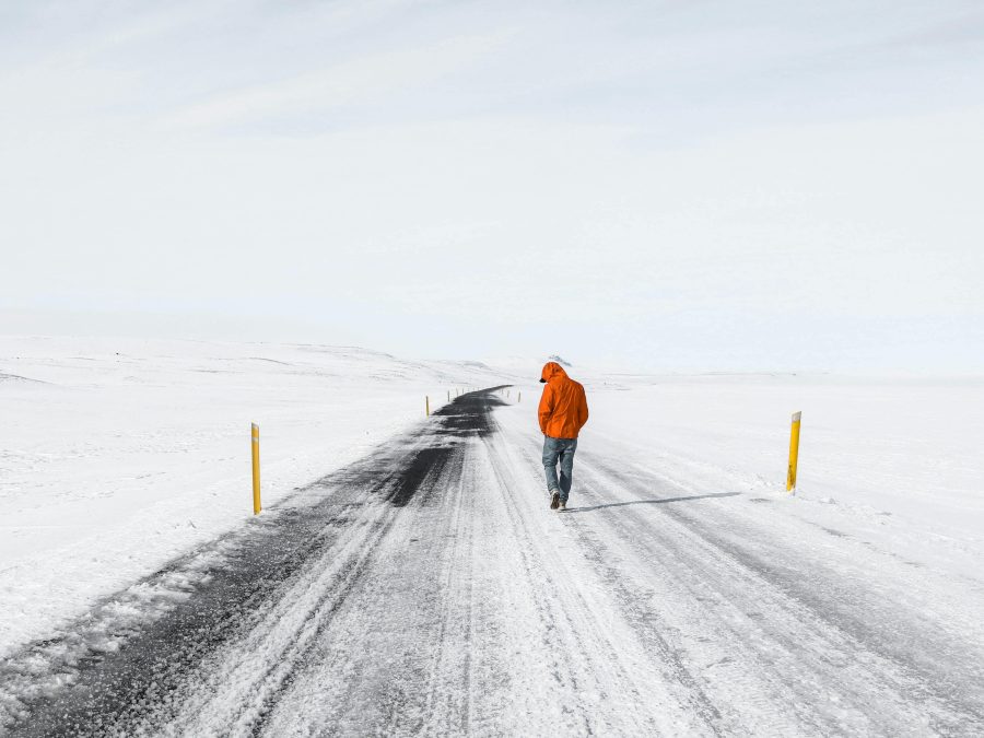 winterse wegen op IJsland