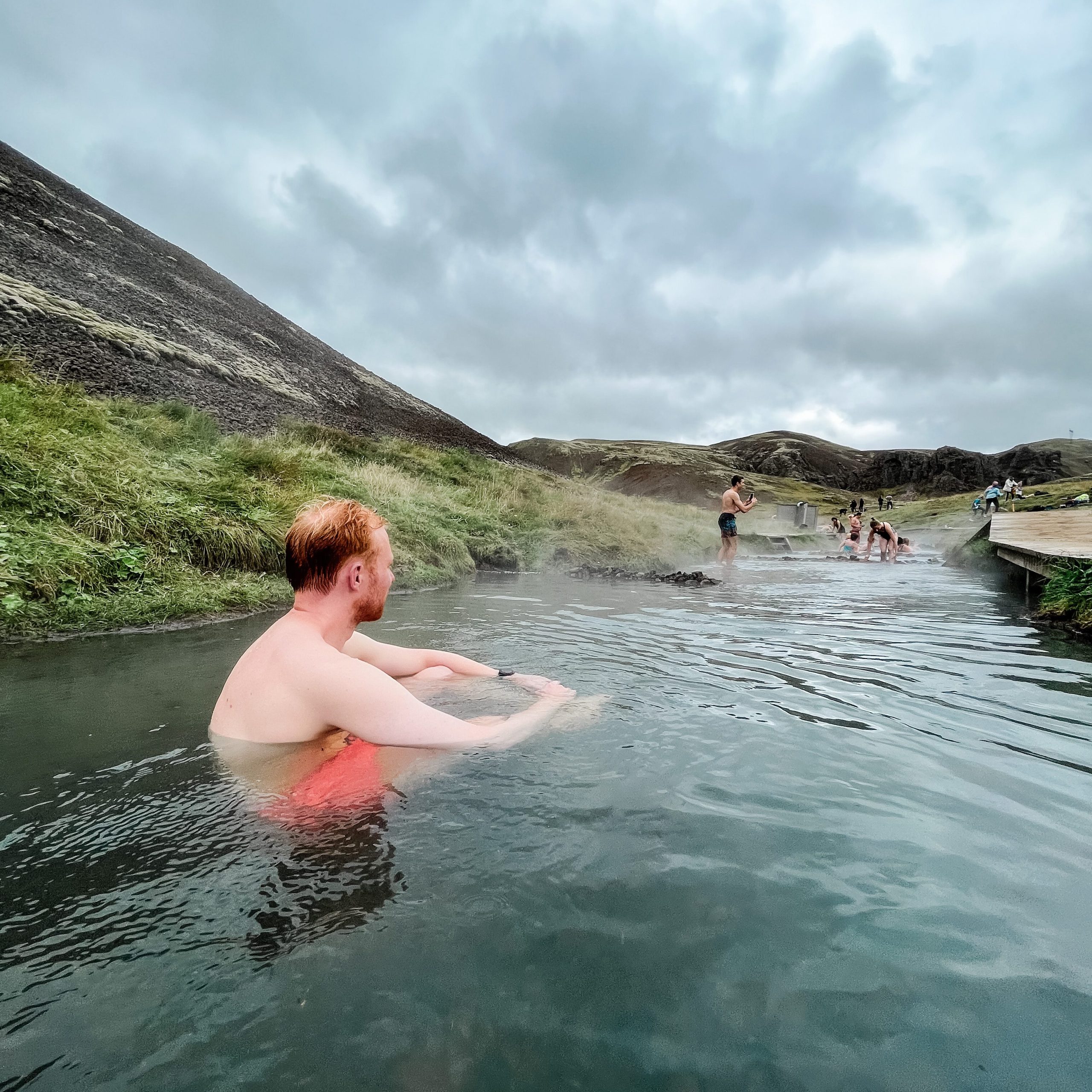 Reykjadalur hotspring IJsland golden circle