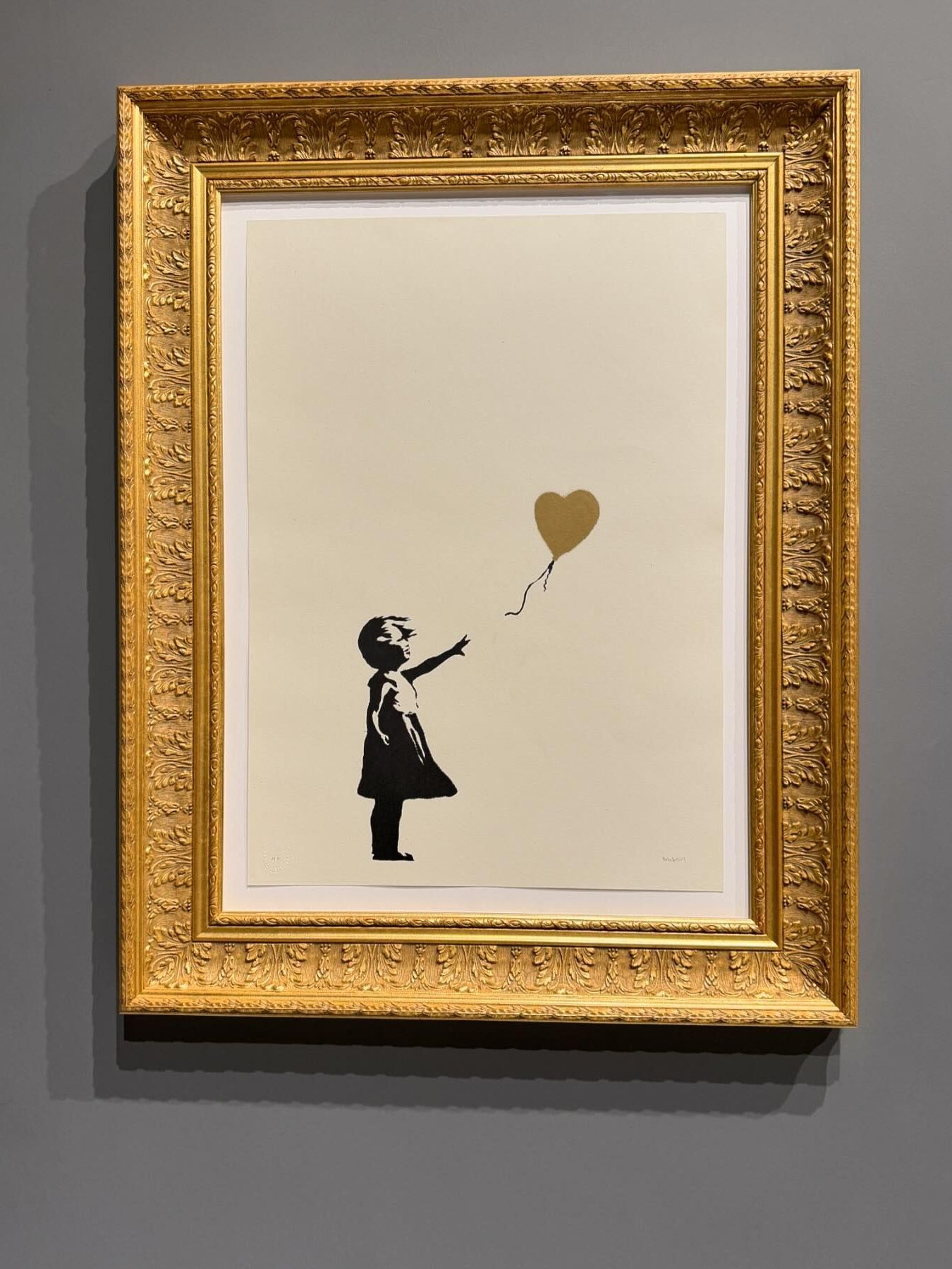 bansky girl with a balloon moco museum barcelona