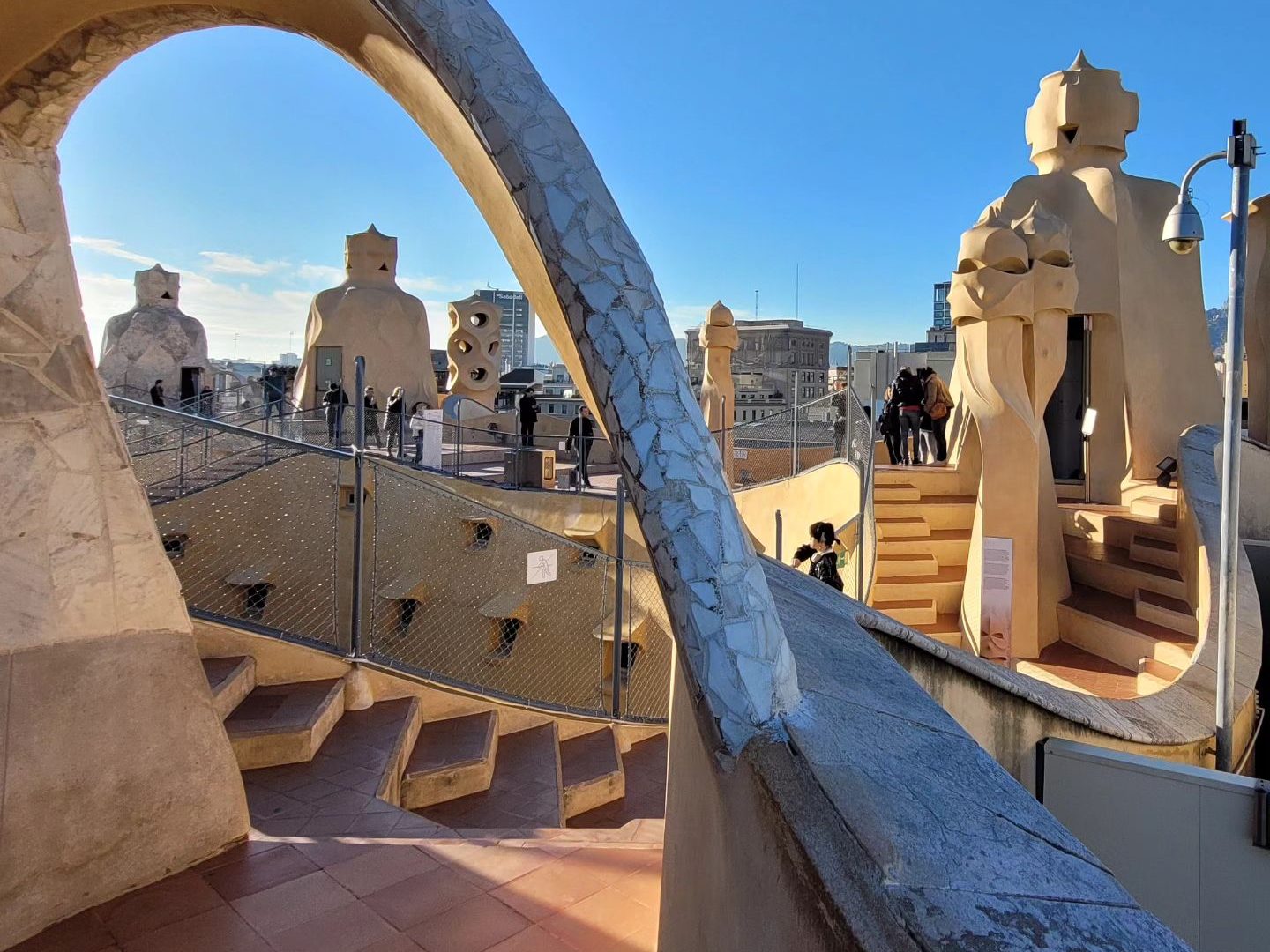 het dak van casa mila