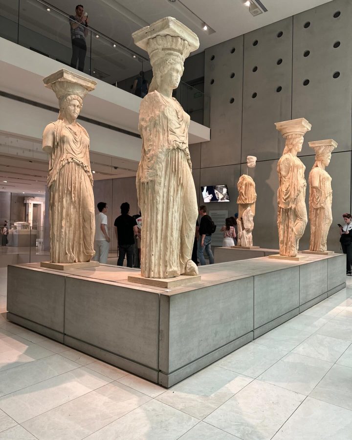 5 originele Caryatiden akropolis museum athene