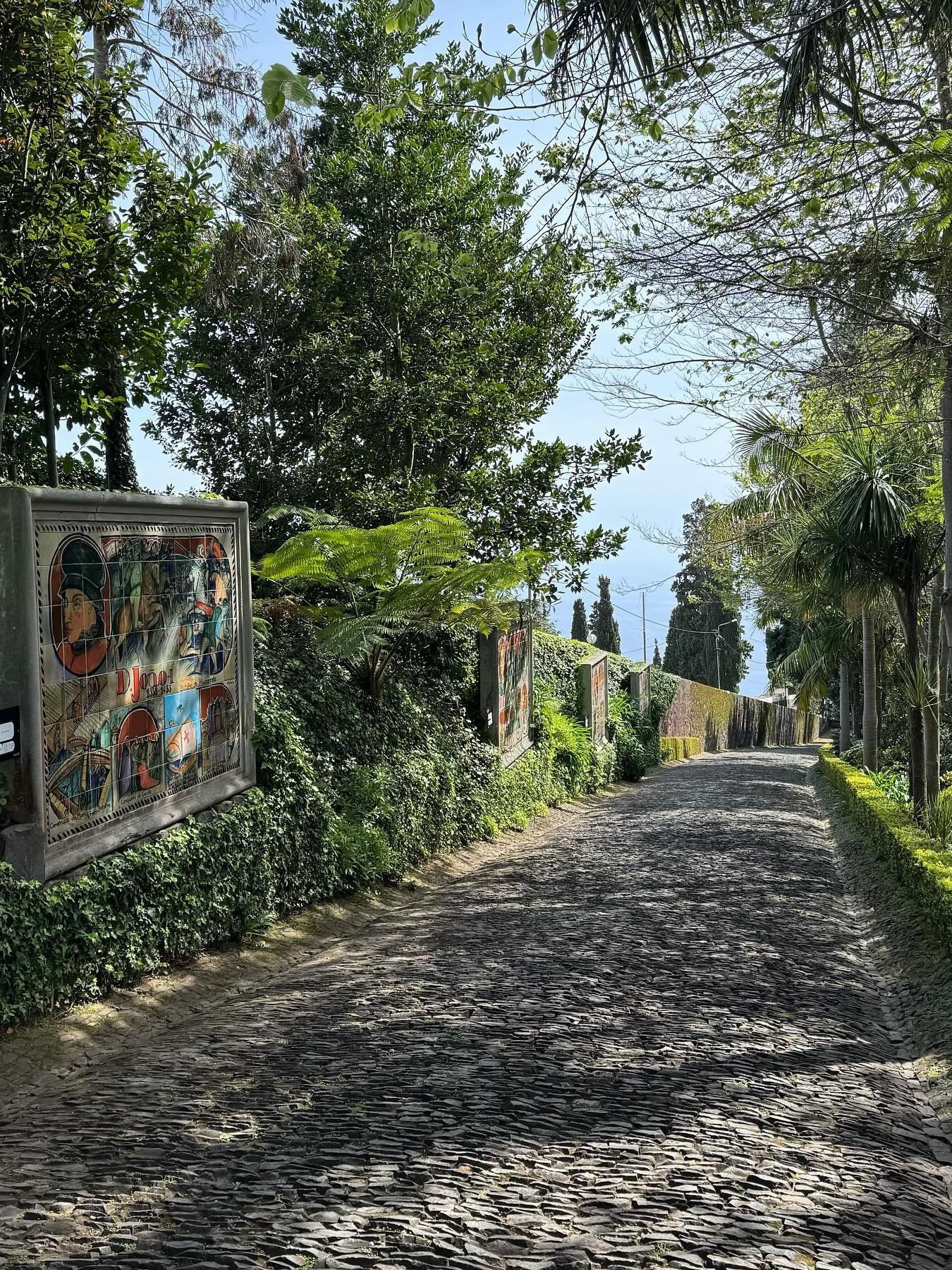 monte palace tropical garden azulejo kunstwerken geschiedenis portugal