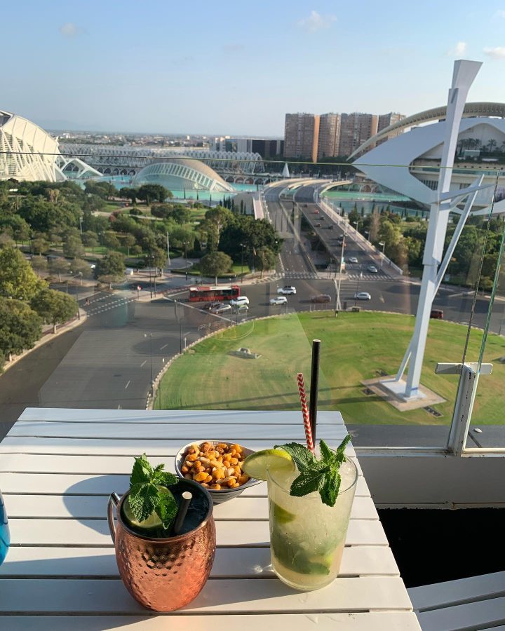 sky bar 270 Terrace at Barceló valencia
