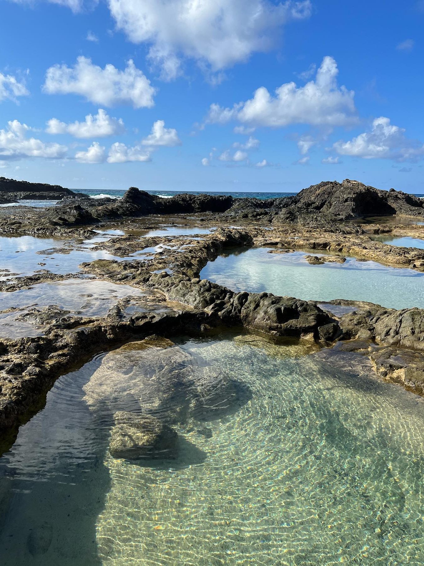 De natuurlijke zwembaden Porto Das Salemas