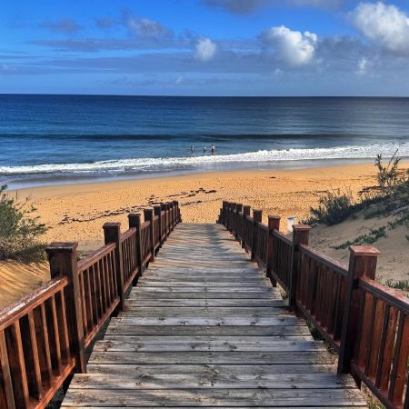 Het eiland Porto Santo bij Madeira
