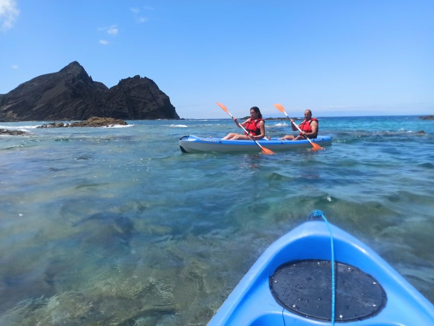 kajakken op madeira en snorkelen