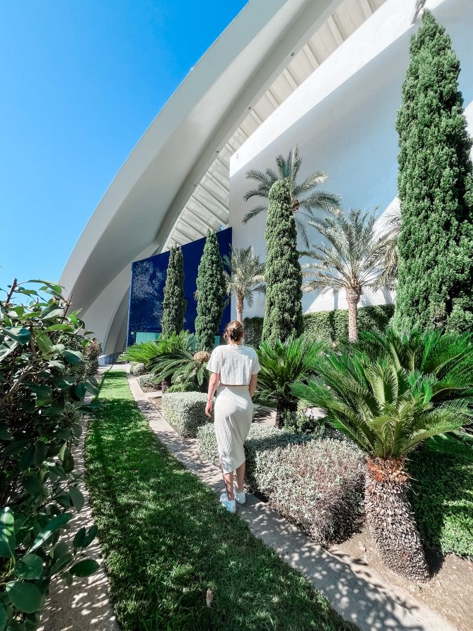 Tuin op het operagebouw in Valencia