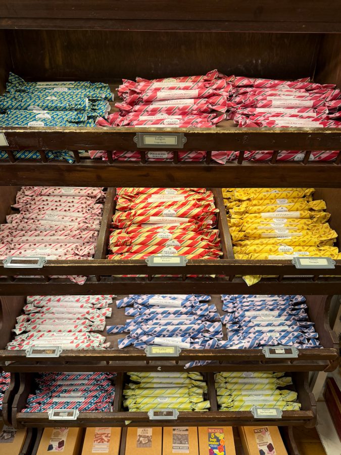 Typisch Zweeds 'Kerst' snoep Polkagris