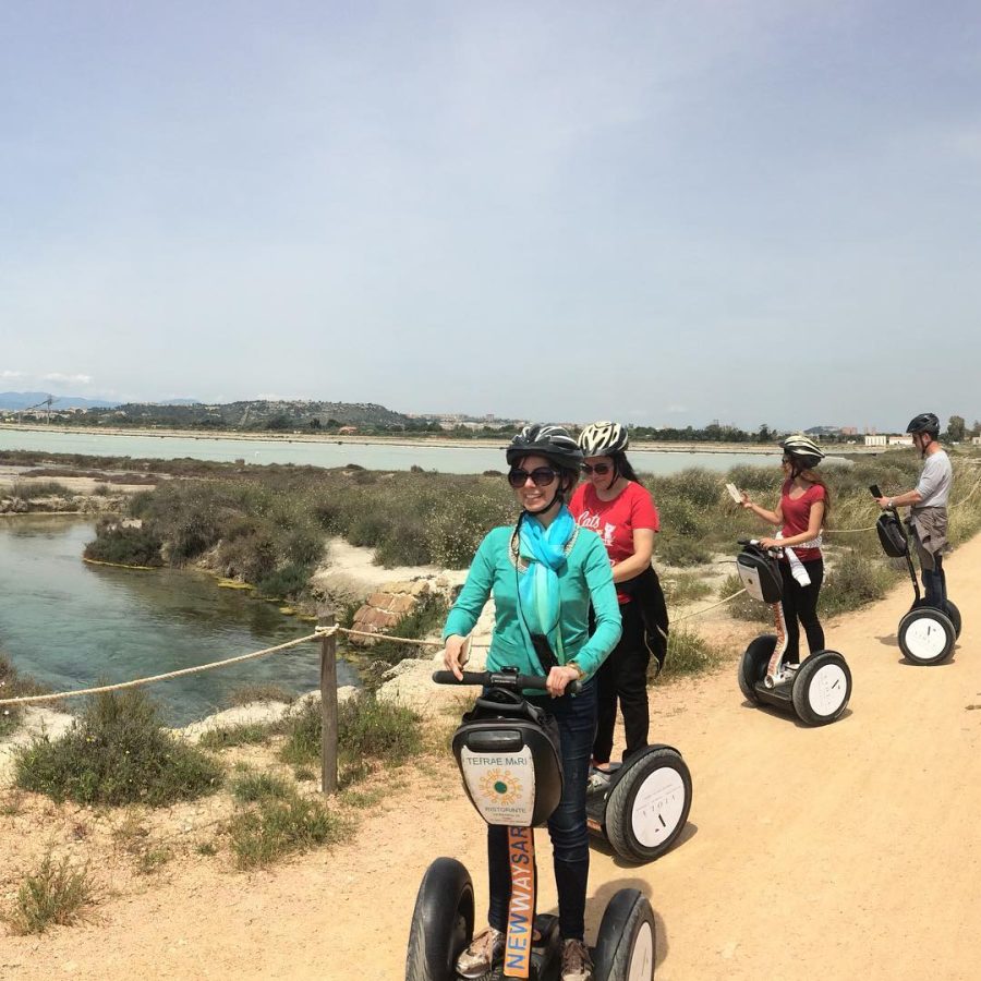leuke dingen om te doen op sardinie segway tour naar flamingo's