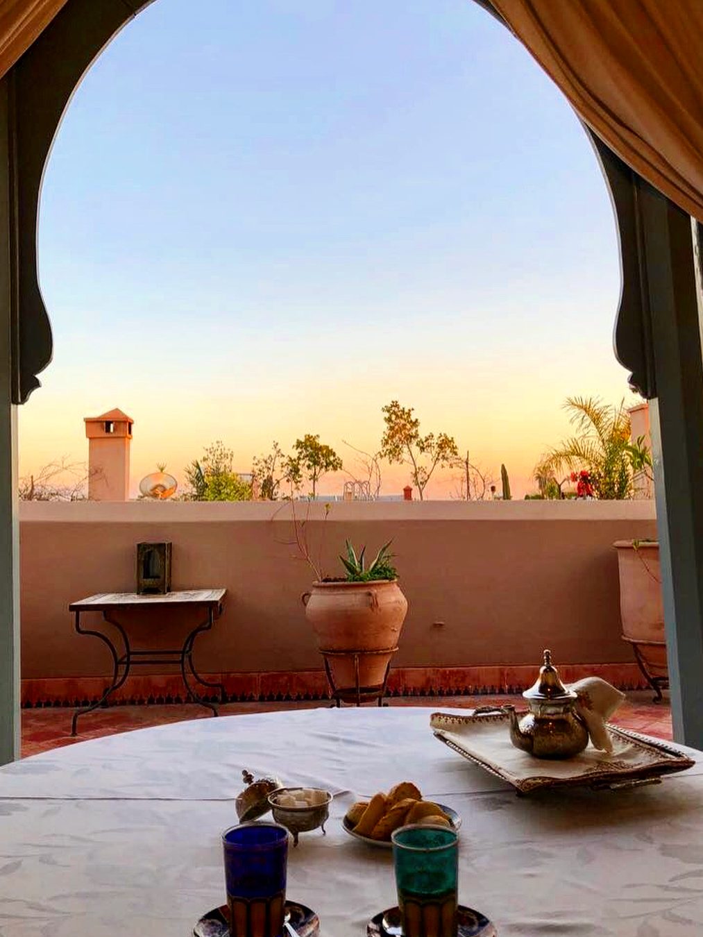 Dakterras van Riad Kniza