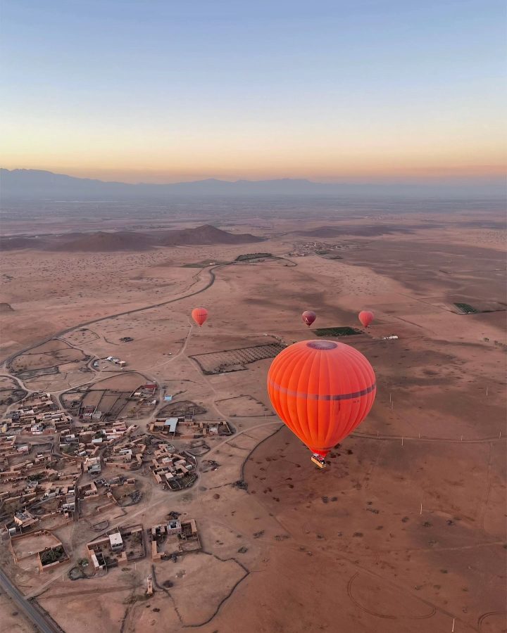 hete luchtballon varen marrakech