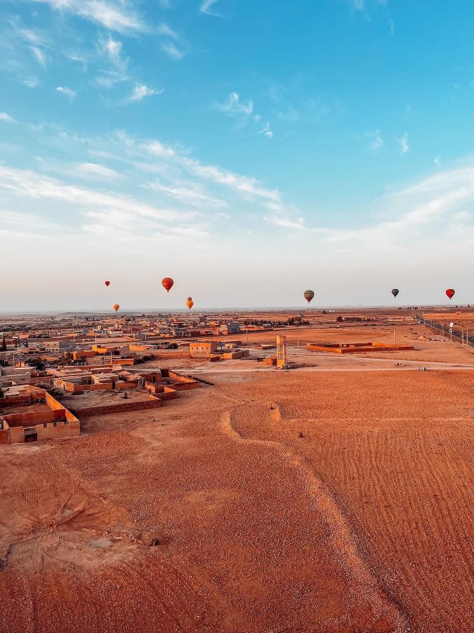 luchtballon varen marrakech