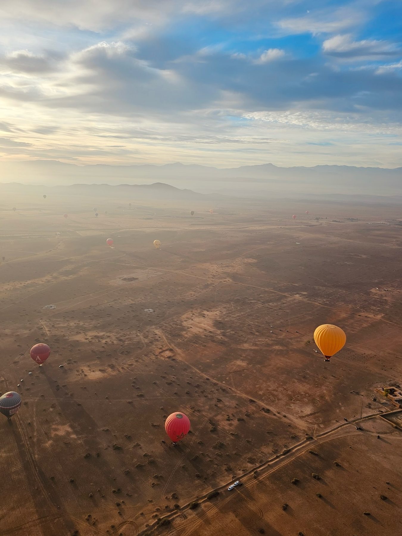 luchtballon varen marrakech