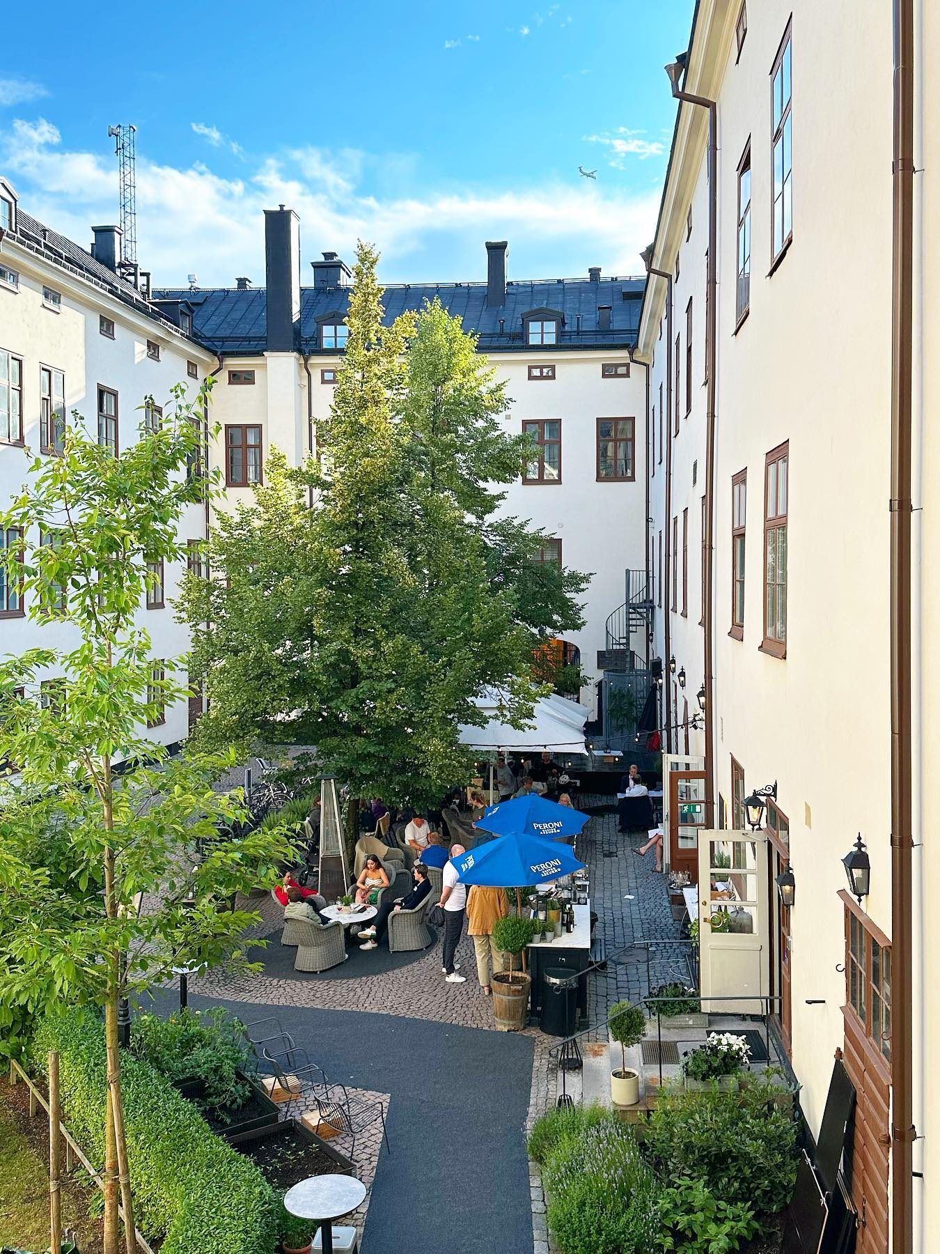 Kamer met uitzicht op de binnentuin, leukste hotels in stockholm