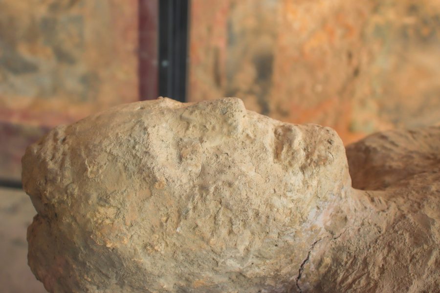 Versteende mensen in Pompeii