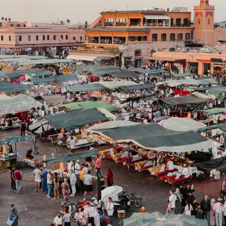 Djemaa el Fna plein bezoeken in Marrakech