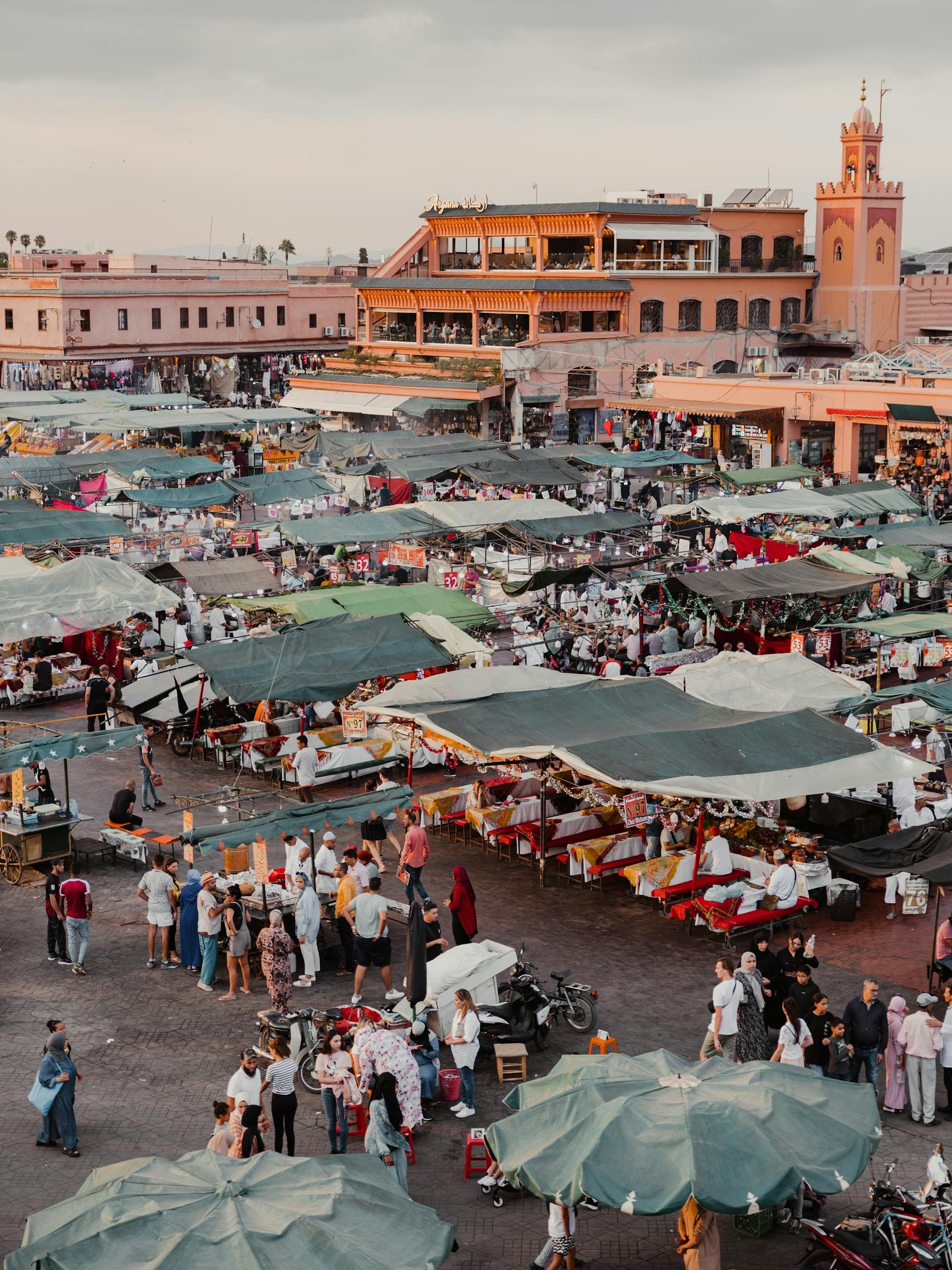 Djemaa el Fna plein in Marrakech