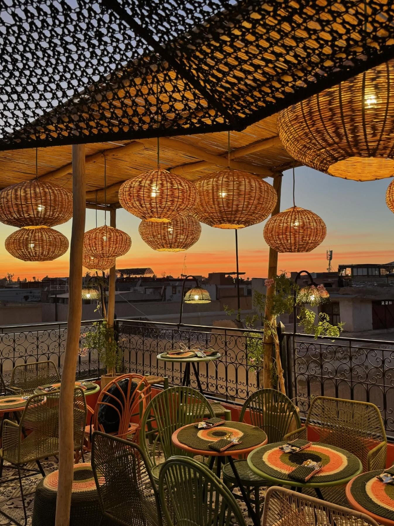 bendir rooftop marrakech restaurant