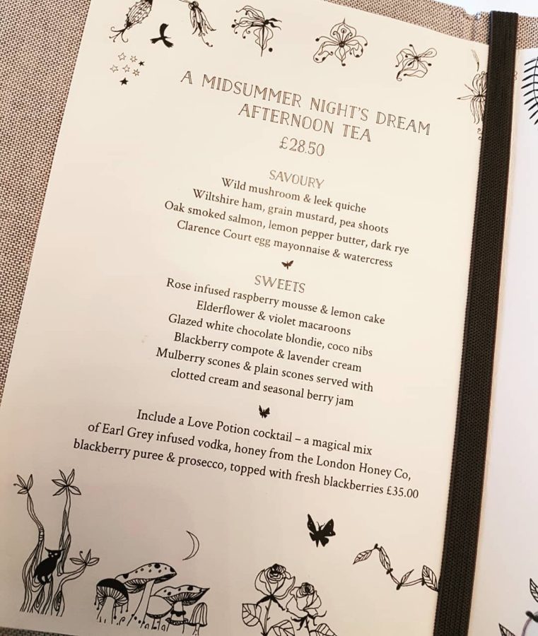 high tea the swan shakespeare's glob theater londen