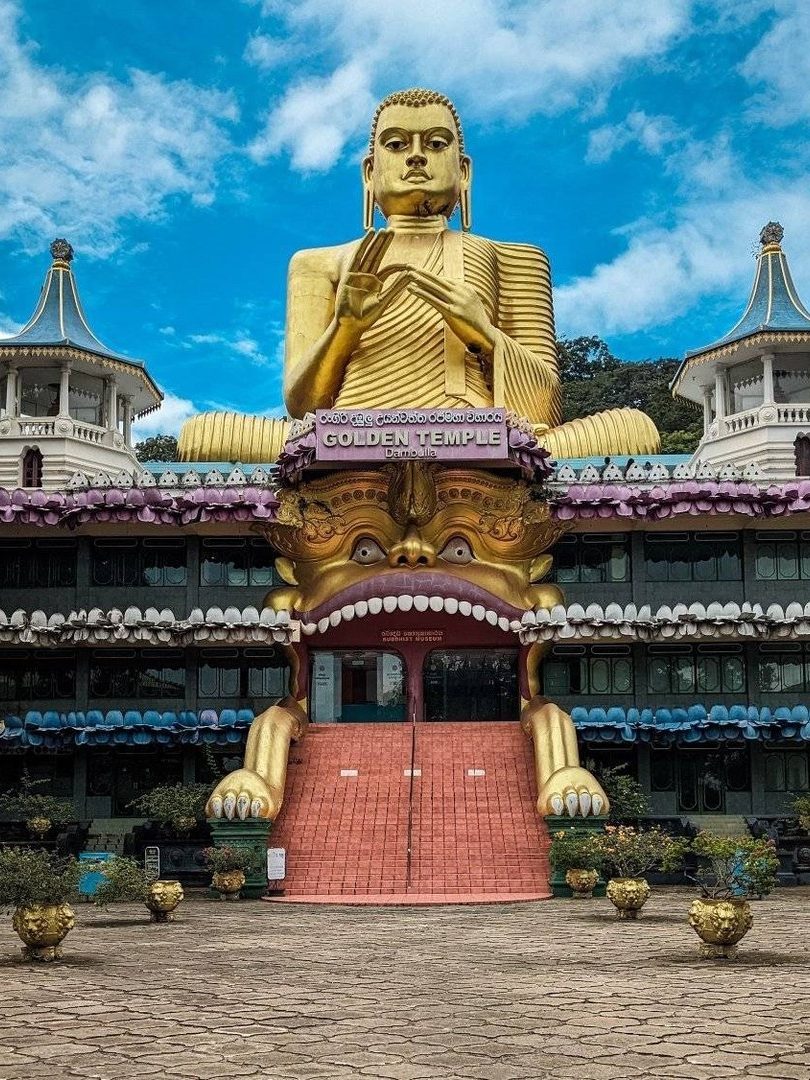 De Gouden Tempel in Dambulla