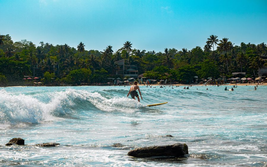 Surfen in Hiriketiya Sri Lanka