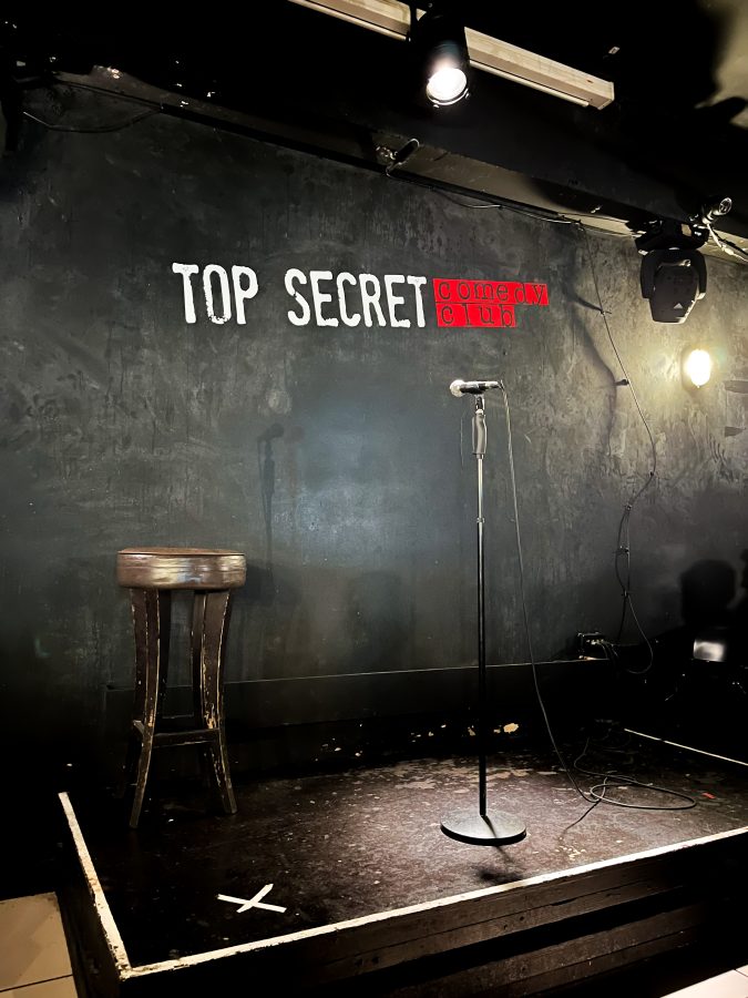 Top secret comedy club Londen weekend