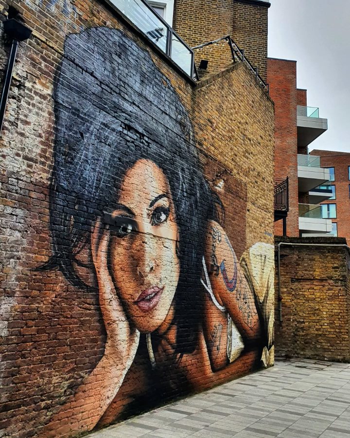 amy winehouse mural camden market londen