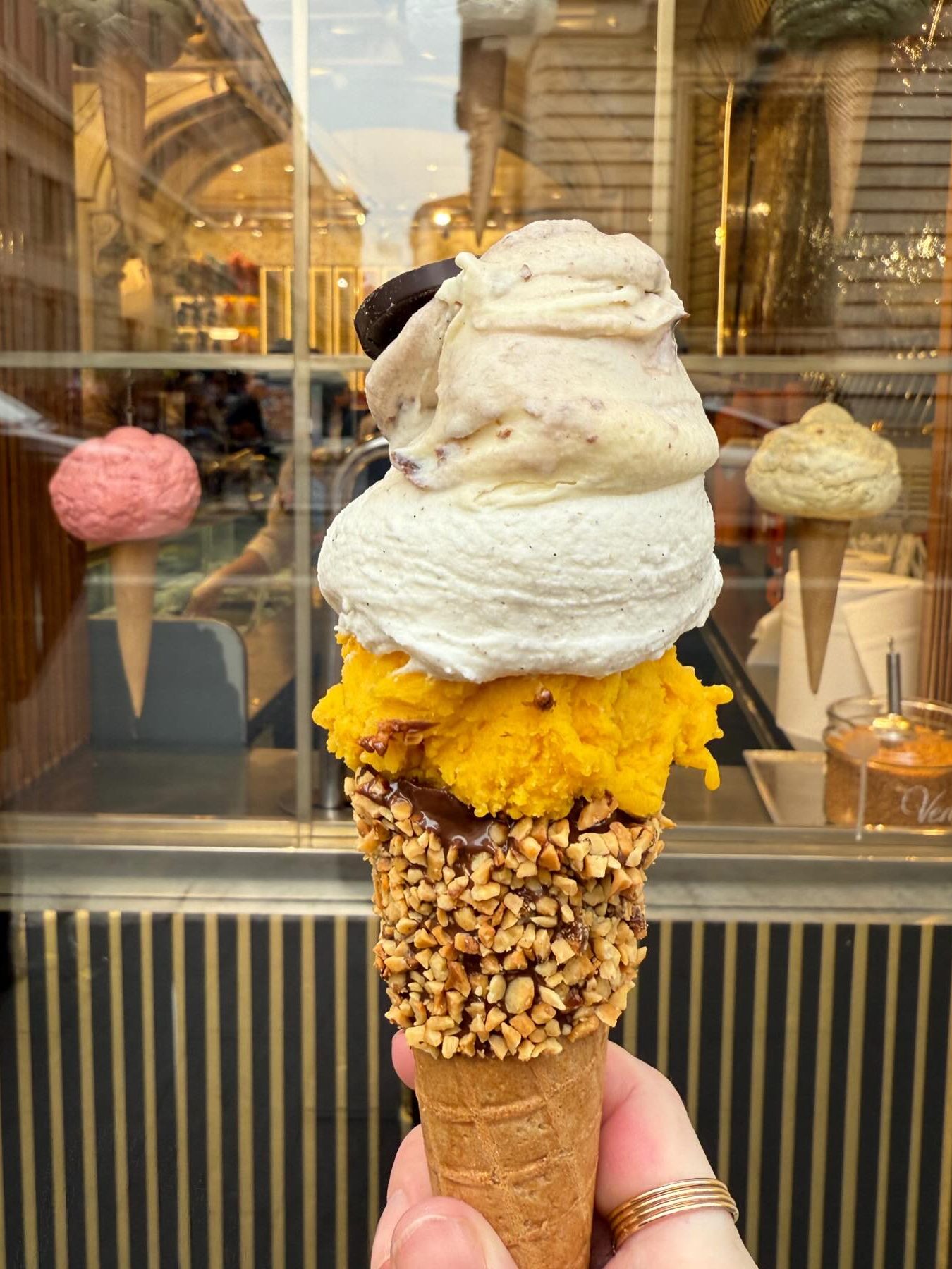 fietstour rome ijs Venchi Cioccolato e Gelato