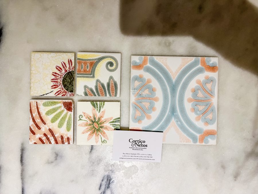 Azulejos die wij mee hebben genomen uit Lissabon