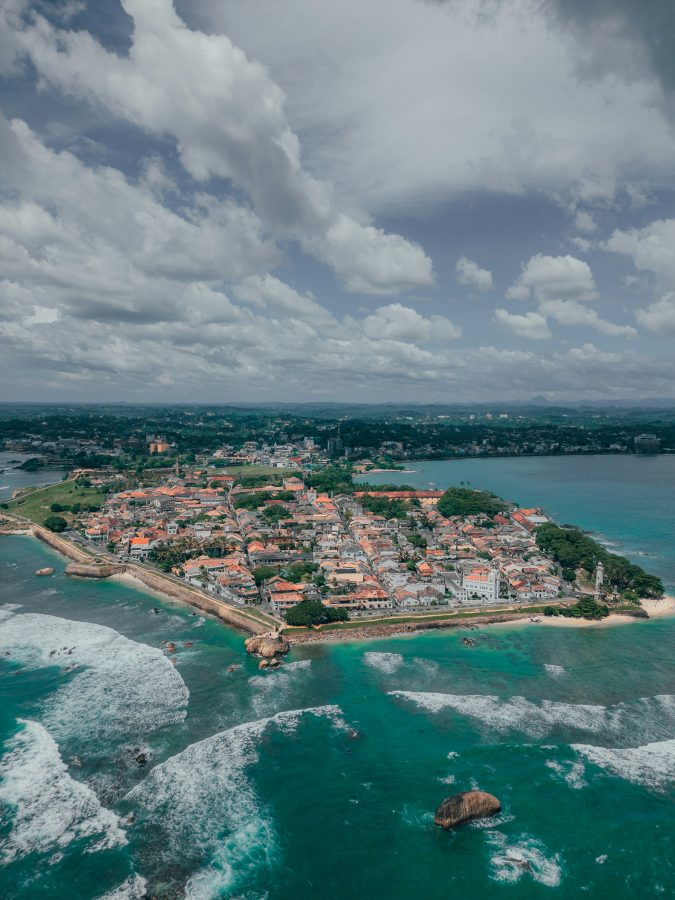 Galle markten Sri Lanka