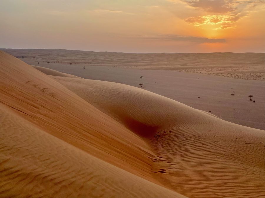 Wahiba Sands zonsondergang activiteit Oman