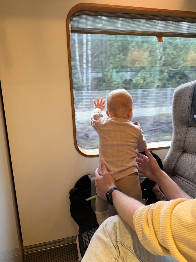 In de Arlanda Express 