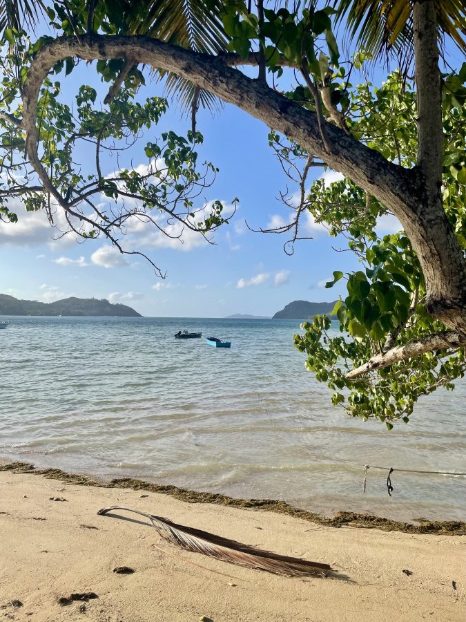 Strand Seychellen met kinderen