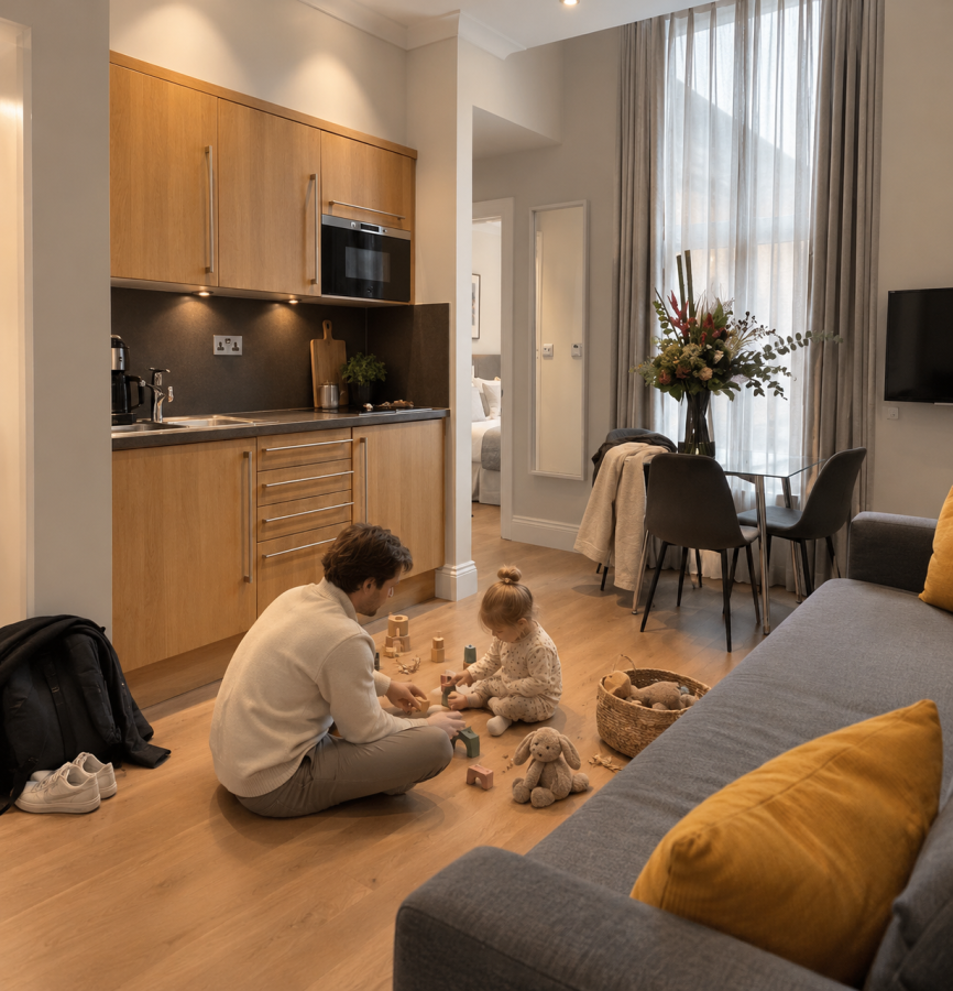 appartement londen met kinderen familiekamers